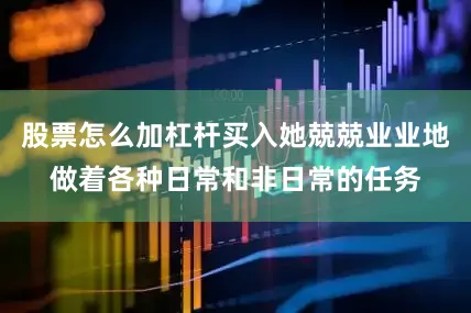 股票怎么加杠杆买入她兢兢业业地做着各种日常和非日常的任务